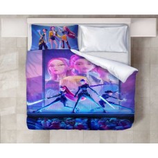 Bettwäsche Duvet K-Pop Demon Hunters Schweizer Masse oder Wunschgrösse Baumwolle