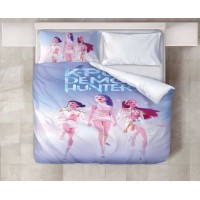 Bettwäsche Duvet K-Pop Demon Hunters Schweizer Masse oder Wunschgrösse Mikrofaser