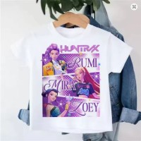 Kinder T-Shirt K-Pop Demon Hunters Mikrofaser