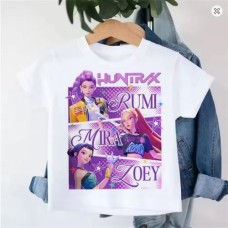 Kinder T-Shirt K-Pop Demon Hunters Mikrofaser